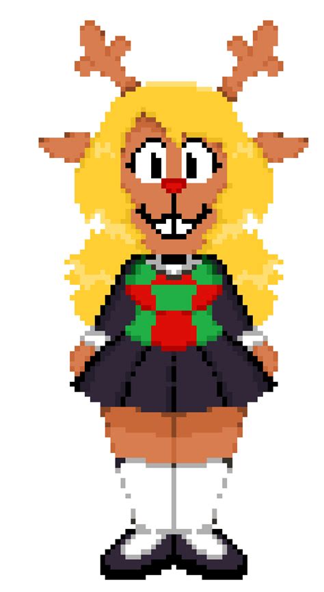 noelle deltarune sprite|deltarune with noelle's old sprites.